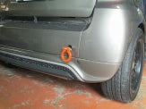 KAWAI WORKS REAR TYPE FOLDABLE TOW HOOK FOR SMART COUPE 451 FORTS CABRIOLET IM0750-RFR-88 - Black Hawk Japan