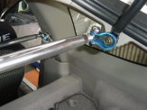 KAWAI WORKS REAR PILLAR BAR FOR HONDA INSIGHT ZE1 HN0830-PIC-00 - Black Hawk Japan