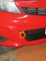 KAWAI WORKS FRONT TYPE FOLDABLE TOW HOOK FOR TOYOTA VITZ SP130 NCP131 TY1380-RFF-88 - Black Hawk Japan