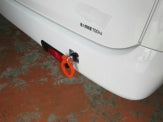 KAWAI WORKS REAR TYPE FOLDABLE TOW HOOK FOR TOYOTA TOWN AIRS LIGHT AIR VAN S402 412M TY1460-RFR-88 - Black Hawk Japan