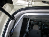 KAWAI WORKS REAR PILLAR BAR TYPE SQUARE FOR HONDA N-BOX JF3.4 HN1030-PIE-00 - Black Hawk Japan