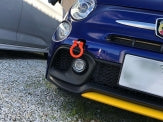 KAWAI WORKS FRONT TYPE FOLDABLE TOW HOOK FOR FIAT500 595ABARTH 3121  IM0681-RFF-88
