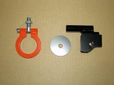 KAWAI WORKS FRONT TYPE FOLDABLE TOW HOOK FOR SUBARU SAMBARDIAS VAN TA TW SU0170-RFF-88 - Black Hawk Japan