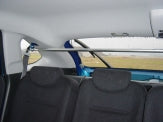 KAWAI WORKS REAR PILLAR BAR FOR HONDA EDIX BE1 3 HN0680-PI0-00 - Black Hawk Japan