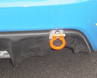 KAWAI WORKS REAR TYPE FOLDABLE TOW HOOK FOR SUBARU BRZ ZC6 TY1300-RFR-88 - Black Hawk Japan