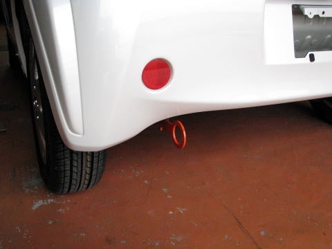 KAWAI WORKS REAR TYPE FIXED TOW HOOK FOR TOYOTA IQ KGJ10 TY1230-RFR-99