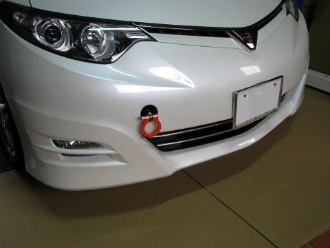 KAWAI WORKS FRONT TYPE FOLDABLE TOW HOOK FOR TOYOTA ESTIMA ACR5 GSR5  TY1220-RFF-88