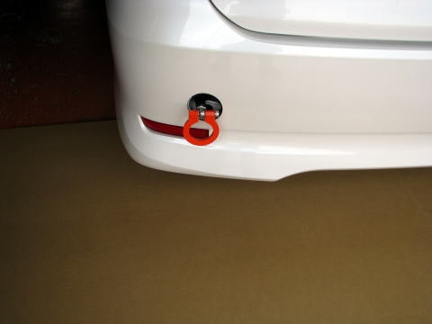KAWAI WORKS REAR TYPE FOLDABLE TOW HOOK FOR TOYOTA ESTIMA ACR5 GSR5  TY1220-RFR-88