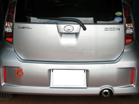 KAWAI WORKS REAR TYPE FOLDABLE TOW HOOK FOR DAIHATSU BOON M300 TY1180-RFR-88