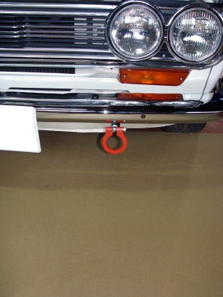 KAWAI WORKS FRONT TYPE FOLDABLE TOW HOOK FOR NISSAN BLUEBIRD P510 NS0730-RFF-88 - Black Hawk Japan