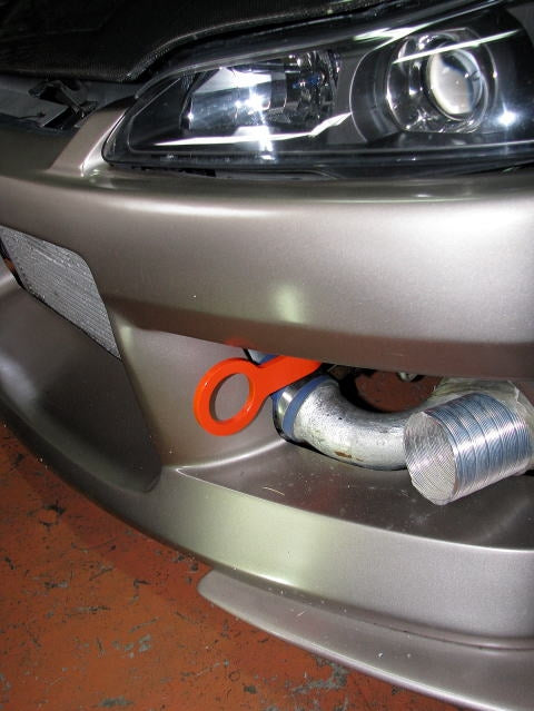 KAWAI WORKS FRONT TYPE FIXED TOW HOOK FOR NISSAN SILVIA S15 NS0460-RFF-99