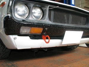 KAWAI WORKS FRONT TYPE FIXED TOW HOOK FOR NISSAN SKYLINE GC110 KENMERI NS0160-RFF-99