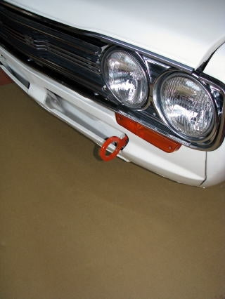 KAWAI WORKS FRONT TYPE FIXED TOW HOOK FOR NISSAN BLUEBIRD P510 NS0730-RFF-99 - Black Hawk Japan
