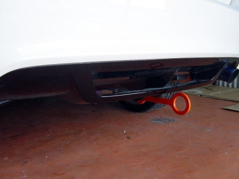 KAWAI WORKS REAR TYPE FIXED TOW HOOK FOR HONDA CIVIC FD2 TYPE-R HN0690-RFR-99
