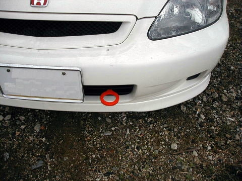 KAWAI WORKS FRONT TYPE FIXED TOW HOOK FOR HONDA CIVIC EK MIRACLE TYPE-R HN0190-RFF-99