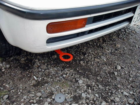 KAWAI WORKS FRONT TYPE FIXED TOW HOOK FOR HONDA CITY GA2 HN0100-RFF-99