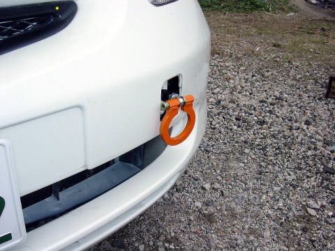 KAWAI WORKS FRONT TYPE FOLDABLE TOW HOOK FOR HONDA FIT GD  HN0510-RFF-88