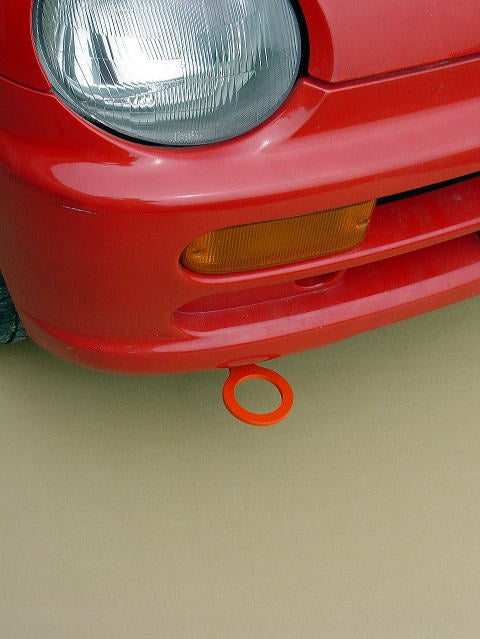 KAWAI WORKS FRONT TYPE FIXED TOW HOOK FOR HONDA TODAY JA4 JA5 HN0170-RFF-99 - Black Hawk Japan
