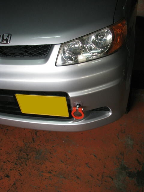 KAWAI WORKS FRONT TYPE FOLDABLE TOW HOOK FOR HONDA LIFE DUNK JB1 JB2 JB3 JB4 HN0360-RFF-88