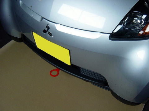 KAWAI WORKS FRONT TYPE FIXED TOW HOOK FOR MITSUBISHI I HA1W MT0340-RFF-99