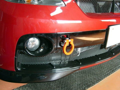 KAWAI WORKS FRONT TYPE FOLDABLE TOW HOOK FOR MITSUBISHI COLT-R Z27AG MT0360-RFF-88