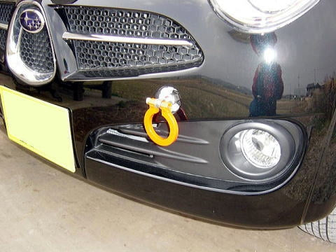KAWAI WORKS FRONT TYPE FOLDABLE TOW HOOK FOR SUBARU R2 RC1 RC2 SU0120-RFF-88