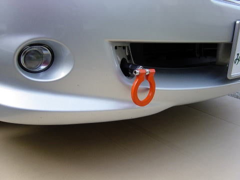 KAWAI WORKS FRONT TYPE FOLDABLE TOW HOOK FOR SUBARU LEGACY BP BL SU0090-RFF-88