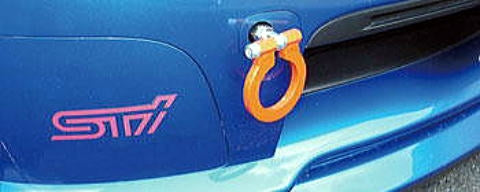 KAWAI WORKS FRONT TYPE FOLDABLE TOW HOOK FOR SUBARU IMPREZA GDB SU0060-RFF-88