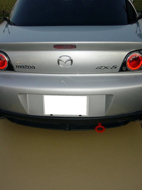 KAWAI WORKS REAR TYPE FIXED TOW HOOK FOR MAZDA RX-8 SE3P M C FRONT MA0370-RFR-99 - Black Hawk Japan