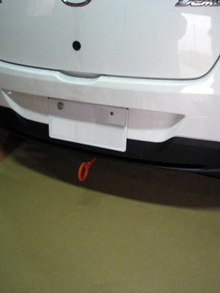 KAWAI WORKS REAR TYPE FIXED TOW HOOK FOR MAZDA DEMIO DE FS MA0420-RFR-99 - Black Hawk Japan