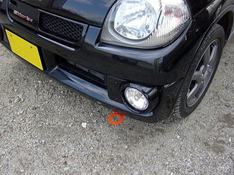 KAWAI WORKS FRONT TYPE FIXED TOW HOOK FOR SUZUKI KEI HN2 S SZ0200-RFF-99