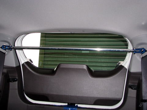 KAWAI WORKS REAR PILLAR BAR TYPE STRAIGHT FOR TOYOTA IQ KGJ10 TY1230-PIC-00