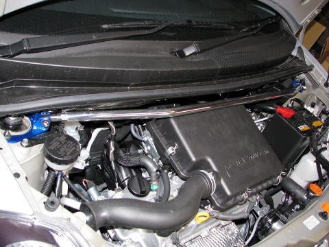 KAWAI WORKS FRONT STRUT BAR TYPESTD FOR DAIHATSU BOON M301 TY1180-FTS-00 - Black Hawk Japan