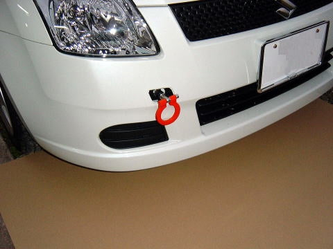 KAWAI WORKS FRONT TYPE FOLDABLE TOW HOOK FOR SUZUKI SWIFT SPORT ZC31 SZ0510-RFF-88