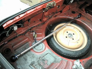 KAWAI WORKS REAR MONOCOQUE BAR FOR TOYOTA COROLLA SPRINTER AE86 TY0090-MOR-00