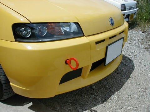 KAWAI WORKS FRONT TYPE FIXED TOW HOOK FOR FIAT PUNTO 188A1 ABARTH IM0600-RFF-99