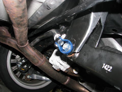 KAWAI WORKS REAR LOWER ARM BAR FOR SUBARU LEGACY BR BM  SU0190-LOR-00 - Black Hawk Japan