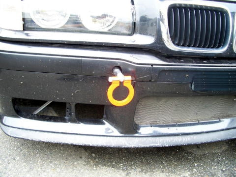 KAWAI WORKS FRONT TYPE FOLDABLE TOW HOOK FOR BMW E36 IM0020-RFF-88