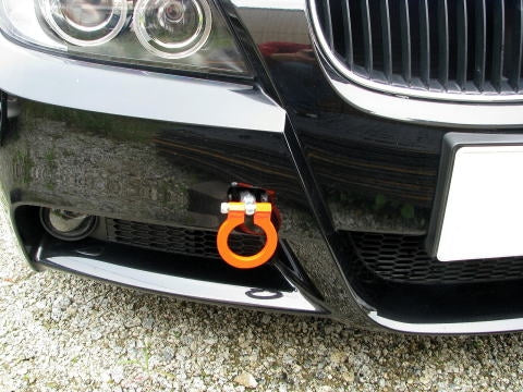 KAWAI WORKS FRONT TYPE FOLDABLE TOW HOOK FOR BMW E90 91 IM0650-RFF-88