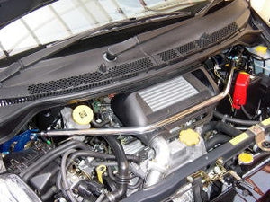 KAWAI WORKS FRONT STRUT BAR TYPESTD FOR SUBARU STELLA RN1 2 SU0120-FTS-00 - Black Hawk Japan