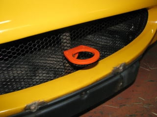 KAWAI WORKS FRONT TYPE FIXED TOW HOOK FOR LOTUS ELISE 111 PHASE 1 IM0730-RFF-99 - Black Hawk Japan