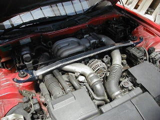 KAWAI WORKS FRONT STRUT BAR TYPEOS FOR MAZDA RX-7 FD3S INFINI MA0080-FTO-00 - Black Hawk Japan