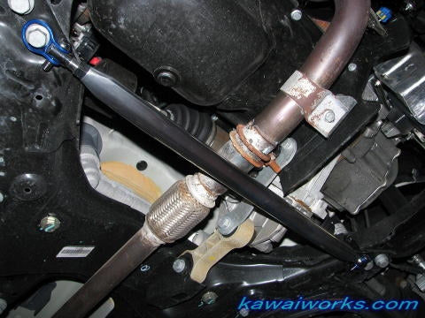 KAWAI WORKS FRONT LOWER ARM BAR FOR FIAT 500 595ABARTH ABA-312  IM0680-LOF-00