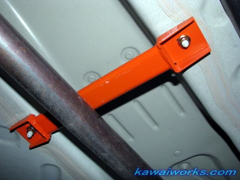 KAWAI WORKS CENTER MONOCOQUE BAR FOR FIAT 500 595ABARTH ABA-312  IM0680-MOM-00 - Black Hawk Japan