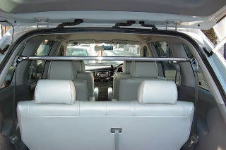 KAWAI WORKS REAR PILLAR BAR FOR MAZDA MPV LW W MA0280-PI0-00 - Black Hawk Japan