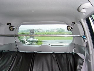 KAWAI WORKS REAR PILLAR BAR FOR MAZDA PREMACY CP8W MA0320-PI0-00 - Black Hawk Japan