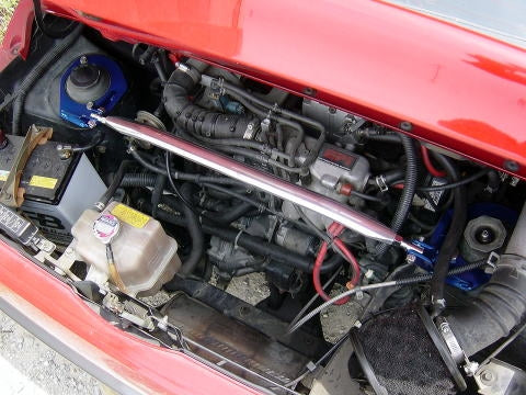 KAWAI WORKS REAR STRUT BAR TYPEPG FOR MAZDA AZ-1 PG6SA MA0150-RTP-00