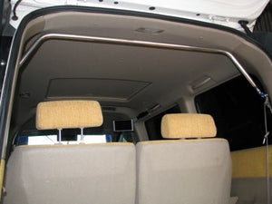 KAWAI WORKS REAR PILLAR BAR TYPE SQUARE FOR HONDA STEP WAGON RF3 4 5 6 7 HN0530-PIE-00 - Black Hawk Japan