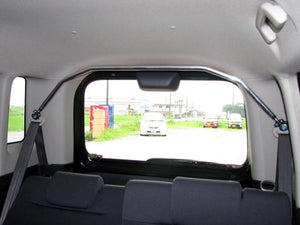 KAWAI WORKS REAR PILLAR BAR TYPE SQUARE FOR HONDA ZEST JE1 2 HN0800-PIE-00 - Black Hawk Japan