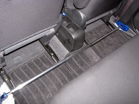 KAWAI WORKS FLOOR BAR FOR NISSAN NOTE E11 NS0740-FBM-00 - Black Hawk Japan